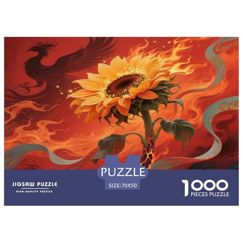 Sonnenblumen Puzzle 1000-teilige Schwer Puzzle Spielzeug Lernspiel Impossible Herausforderung Spielzeug Für Erwachsene Und Kinder Ab 14 Jahren 70x50cm/1000pcs Sonnenblumen Puzzle 1000-teilige Schwer Puzzle Spielzeug Lernspiel Impossible Herausforderung Spielzeug Für Erwachsene Und Kinder Ab 14 Jahren 70x50cm/1000pcs von KKOLASXZE