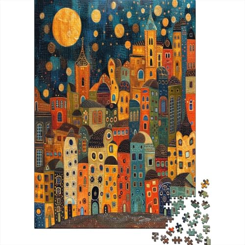 Stadt Puzzle 1000 Teile Puzzle Für Erwachsene Und Kinder Ab 14 Jahren Puzzel 1000pcs (75x50cm) von KKOLASXZE