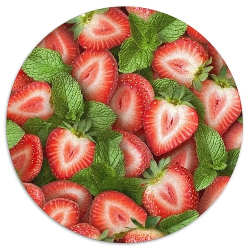 Strawberry Puzzle 1000 Teile Schwer Puzzle Spielzeug Lernspiel Impossible Herausforderungsspielzeug Für Erwachsene Kinder 1000pcs (67.5x67.5cm) von KKOLASXZE