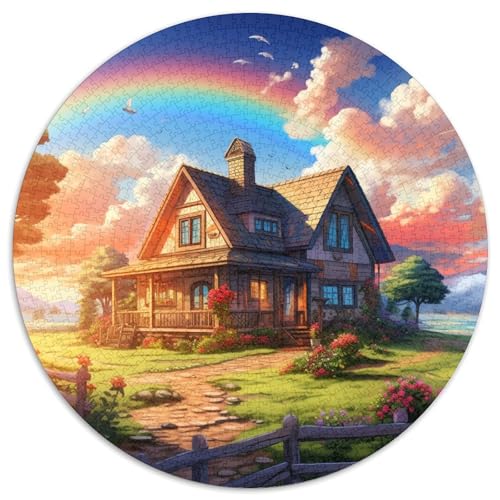 Sweet Landscape Puzzle 1000 Teile Schwer Puzzle Spielzeug Lernspiel Impossible Herausforderungsspielzeug Für Erwachsene Kinder 1000pcs (67.5x67.5cm) von KKOLASXZE