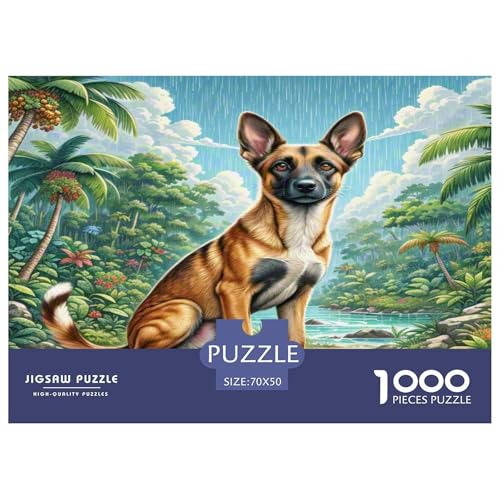 Thailändischer Ridgeback Puzzles 1000 Teile Schwer Puzzle Spielzeug Pädagogisches Spiel Impossible Herausforderungsspielzeug Für Erwachsene Und Kinder in Bewährter 70x50cm/1000pcs von KKOLASXZE