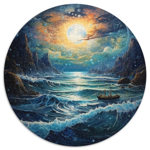 Tides Puzzle 1000-teilige Schwer Puzzle Spielzeug Lernspiel Impossible Herausforderungsspielzeug Für Erwachsene Und Kinder Ab 12 Jahren 1000pcs (67.5x67.5cm) von KKOLASXZE