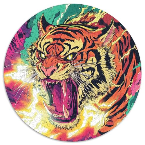 Tiger Puzzle 1000 Teile Schwer Puzzle Spielzeug Pädagogisches Spiel Impossible Herausforderung Spielzeug Für Erwachsene Und Kinder in Bewährter 1000pcs (67.5x67.5cm) von KKOLASXZE