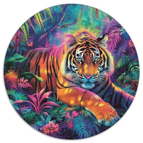 Tiger Puzzles 1000 Teile Schwer Puzzle Spielzeug Lernspiel Impossible Herausforderung Spielzeug Für Erwachsene Kinder 1000pcs (67.5x67.5cm) von KKOLASXZE