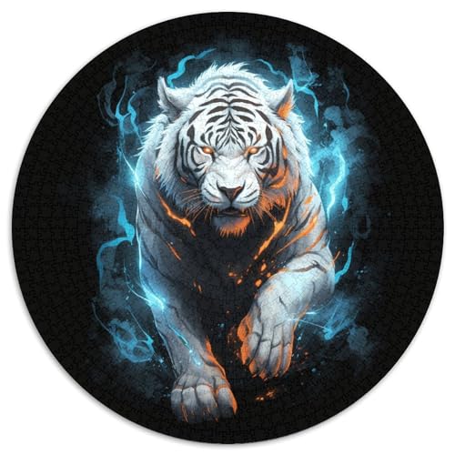 Tiger Puzzles 1000 Teile Schwer Puzzle Spielzeug Lernspiel Impossible Herausforderung Spielzeug Für Erwachsene Und Kinder Ab 14 Jahren 1000pcs (67.5x67.5cm) von KKOLASXZE