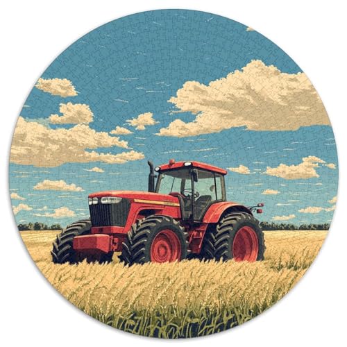 Tractor Puzzle 1000-teilige Schwer Puzzle Spielzeug Lernspiel Impossible Herausforderungsspielzeug Für Erwachsene Und Kinder Ab 12 Jahren 1000pcs (67.5x67.5cm) von KKOLASXZE