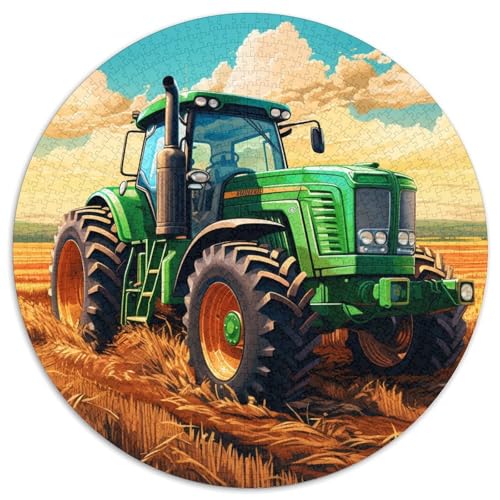 Tractor Puzzle 1000-teilige Schwer Puzzle Spielzeug Lernspiel Impossible Herausforderungsspielzeug Für Erwachsene Und Kinder Ab 12 Jahren 1000pcs (67.5x67.5cm) von KKOLASXZE