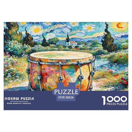 Trommel Puzzle 1000 Teile Schwer Puzzle Spielzeug Lernspiel Impossible Herausforderung Spielzeug Für Erwachsene Und Kinder Ab 12 Jahren 38x26cm/1000pcs Trommel Puzzle 1000 Teile Schwer Puzzle Spielzeug Lernspiel Impossible Herausforderung Spielzeug Für Erwachsene Und Kinder Ab 12 Jahren 38x26cm/1000pcs von KKOLASXZE