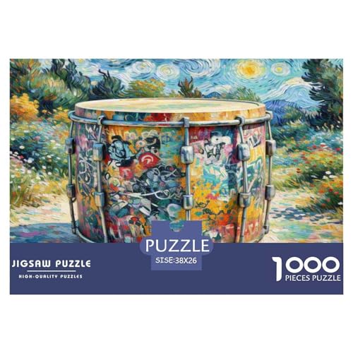 Trommel Puzzle 1000-teilige Schwer Puzzle Spielzeug Pädagogisches Spiel Impossible Herausforderungsspielzeug Für Erwachsene Und Kinder Ab 12 Jahren 38x26cm/1000pcs Trommel Puzzle 1000-teilige Schwer Puzzle Spielzeug Pädagogisches Spiel Impossible Herausforderungsspielzeug Für Erwachsene Und Kinder Ab 12 Jahren 38x26cm/1000pcs von KKOLASXZE