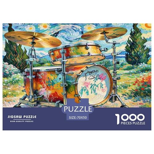 Trommel Set Puzzles 1000 Teile Schwer Puzzle Spielzeug Lernspiel Impossible Herausforderung Spielzeug Für Erwachsene Und Kinder in Bewährter 70x50cm/1000pcs Trommel Set Puzzles 1000 Teile Schwer Puzzle Spielzeug Lernspiel Impossible Herausforderung Spielzeug Für Erwachsene Und Kinder in Bewährter 70x50cm/1000pcs von KKOLASXZE