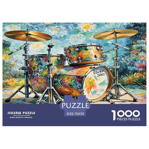 Trommel Set Puzzles 1000 Teile Schwer Puzzle Spielzeug Lernspiel Impossible Herausforderungsspielzeug Für Erwachsene Und Kinder Ab 14 Jahren 70x50cm/1000pcs Trommel Set Puzzles 1000 Teile Schwer Puzzle Spielzeug Lernspiel Impossible Herausforderungsspielzeug Für Erwachsene Und Kinder Ab 14 Jahren 70x50cm/1000pcs von KKOLASXZE