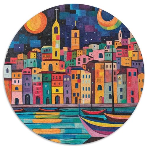 Unique Architecture Puzzles 1000-teilige Schwer Puzzle Spielzeug Lernspiel Impossible Herausforderungsspielzeug Für Erwachsene Kinder 1000pcs (67.5x67.5cm) von KKOLASXZE