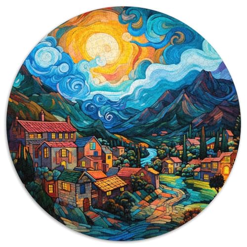 Villages Puzzle 1000 Teile Schwer Puzzle Spielzeug Pädagogisches Spiel Impossible Herausforderungsspielzeug Für Erwachsene Kinder 1000pcs (67.5x67.5cm) von KKOLASXZE