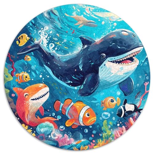 Whale Puzzle 1000 Teile Schwer Puzzle Spielzeug Lernspiel Impossible Herausforderungsspielzeug Für Erwachsene Und Kinder Ab 14 Jahren 1000pcs (67.5x67.5cm) von KKOLASXZE