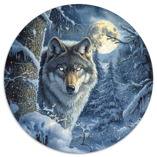 Wolf Puzzle 1000 Teile Schwer Puzzle Spielzeug Lernspiel Impossible Herausforderung Spielzeug Für Erwachsene Kinder 1000pcs (67.5x67.5cm) von KKOLASXZE