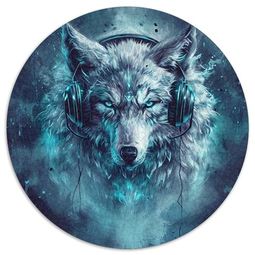 Wolf Puzzle 1000 Teile Schwer Puzzle Spielzeug Lernspiel Impossible Herausforderungsspielzeug Für Erwachsene Und Kinder Ab 12 Jahren 1000pcs (67.5x67.5cm) von KKOLASXZE