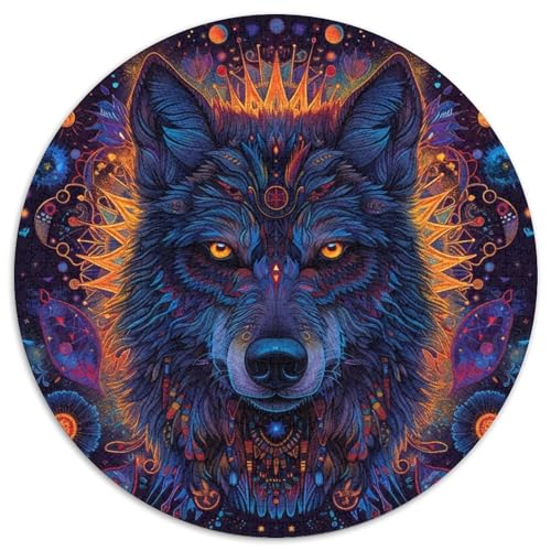 Wolf Puzzle 1000 Teile Schwer Puzzle Spielzeug Lernspiel Impossible Herausforderungsspielzeug Für Erwachsene Und Kinder Ab 12 Jahren 1000pcs (67.5x67.5cm) von KKOLASXZE