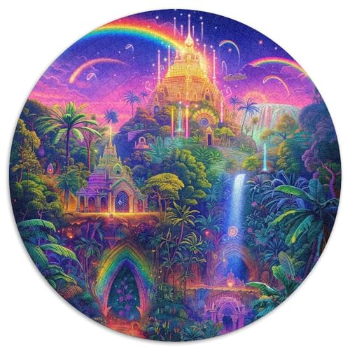 Wonderland Puzzle 1000-teilige Schwer Puzzle Spielzeug Lernspiel Impossible Herausforderungsspielzeug Für Erwachsene Und Kinder Ab 12 Jahren 1000pcs (67.5x67.5cm) von KKOLASXZE