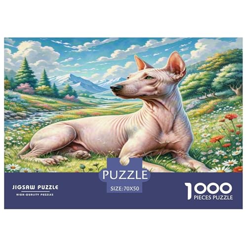 Xoloitzcuintli Puzzles 1000 Teile Schwer Puzzle Spielzeug Pädagogisches Spiel Impossible Herausforderung Spielzeug Für Erwachsene Kinder 70x50cm/1000pcs Xoloitzcuintli Puzzles 1000 Teile Schwer Puzzle Spielzeug Pädagogisches Spiel Impossible Herausforderung Spielzeug Für Erwachsene Kinder 70x50cm/1000pcs von KKOLASXZE