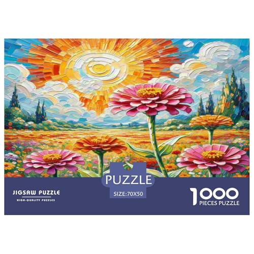 Zinnia Elegans Puzzles 1000 Teile Schwer Puzzle Spielzeug Lernspiel Impossible Herausforderungsspielzeug Für Erwachsene Und Kinder Ab 14 Jahren 70x50cm/1000pcs Zinnia Elegans Puzzles 1000 Teile Schwer Puzzle Spielzeug Lernspiel Impossible Herausforderungsspielzeug Für Erwachsene Und Kinder Ab 14 Jahren 70x50cm/1000pcs von KKOLASXZE