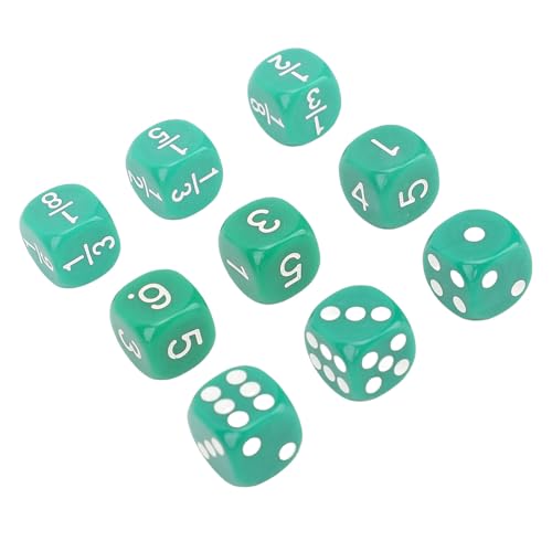 30pcs 16mm Standard 6 -Seiten -Würfel Set Plastic Educational Brettspiel Math Game Dice für Home -Classroom -Partyversammlung von KKPLZZ