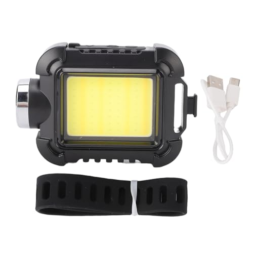 KKPLZZ Klemme auf Taschenlampe, wasserdichte LED Leuchtet Licht mit Rotem SOS -Signallicht für Outdoor -Abenteuer Radfahren Wanderung (Schwarz) von KKPLZZ