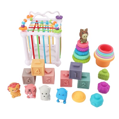 KKPLZZ Wasserspiel Weiches Stapelbausteine ​​Stapelbecher Spielzeug Set Baby Early Learning Toy für Säugling von KKPLZZ