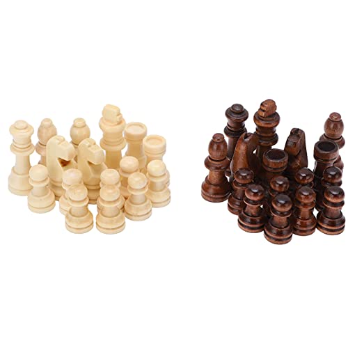 Turnierschachspiel aus Holz 13×10×4 Holzschach Gelegenheitsspielzeug Intellektuelles Spiel für und Erwachsene aus Holz aus Holz von KKPLZZ