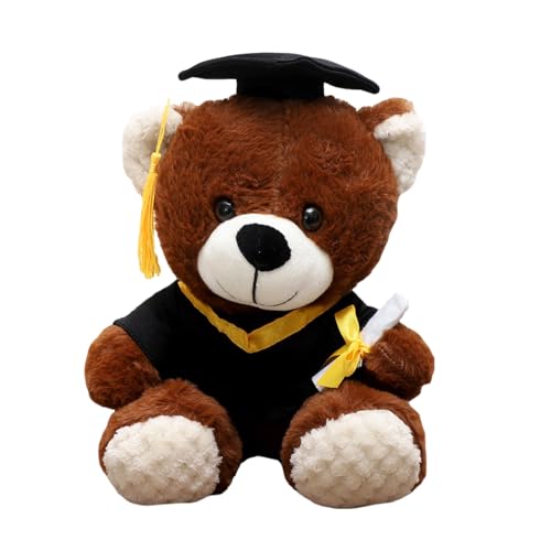 KKTONGXI Abschluss Bär Kuscheltier, 23 cm Graduation Teddybär, Teddy Plüschbär mit Doktorhut, Personalisierte Teddybär für Graduation, Teddybär Graduation Gift, Bachelor Geschenk KKTONGXI Abschluss Bär Kuscheltier, 23 cm Graduation Teddybär, Teddy Plüschbär mit Doktorhut, Personalisierte Teddybär für Graduation, Teddybär Graduation Gift, Bachelor Geschenk von KKTONGXI