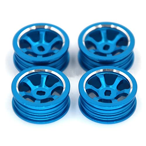 Drift-Rennräder aus Metall für 284131 K969 K979 K989 K999 P929 P939 MINI-Q MINI-Z RC Autoteile (Himmelblau) von KLAPR
