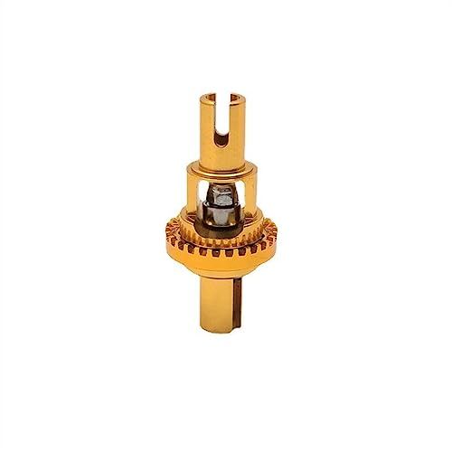 Einstellbares Differential aus Metall für 284131 K969 K989 P929 MINI-Q AWD IW04M 1/28 RC Autoteile (Gelb, 1 Stück) von KLAPR