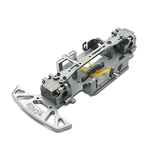 Für 1/28 284131 K979 K989 K999 RC Automobile Metallmodifikation, einschließlich Getriebe, Lenkgetriebebefestigungssitz usw. (Grigio) von KLAPR