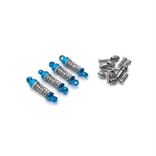Für 1/28 284131 K979 K989 K999 RC Teile, ein Set von Metall-Absorbern, dreifarbige modifizierte Teile (blau) von KLAPR