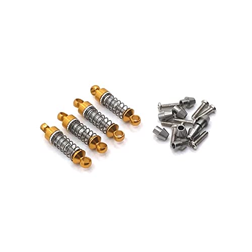 Für 1/28 284131 K979 K989 K999 RC-Teile, ein Set von verbesserten Metallabsorbern (Gold) von KLAPR