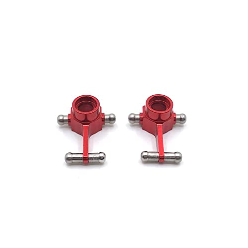 Für 1/28 K969 K979 K989 K999 P929 RC Automotive Metall Upgrade Teile Vorderlenkbecher (Rosso) von KLAPR