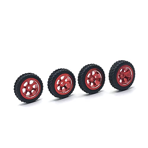 Für 1:28 Auto K969 K979 K989 P929 AWD IW04 4m RC Teile Drift Rad & Reifen (Rosso) von KLAPR