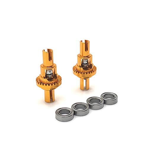 Für 284131 K939 K969 K979 K989 K999 1/28 Ratio RC Ersatzteile K989-26 Metall Upgrade Einstellbare Kugel Differentialbox (Gold) von KLAPR