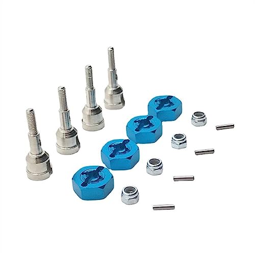 Für A949 A959 A969 A979 K929 RC Automotive Metall Upgrade, verbesserter Achsenbecher, 12 mm Gelenksatz (blau) von KLAPR