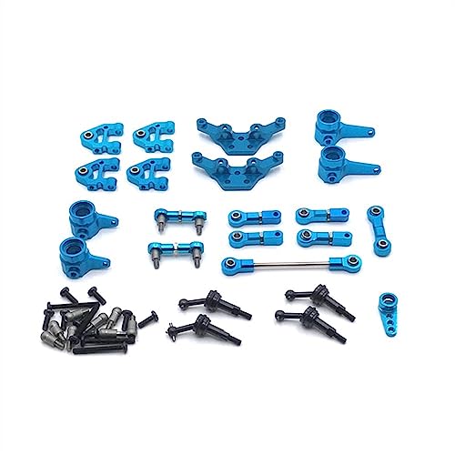 Für Auto 1/28 284131 K979 K989 K999 RC Auto, verbesserte Teile, Metall-Modifikationsset, Kollektion (Blau) von KLAPR