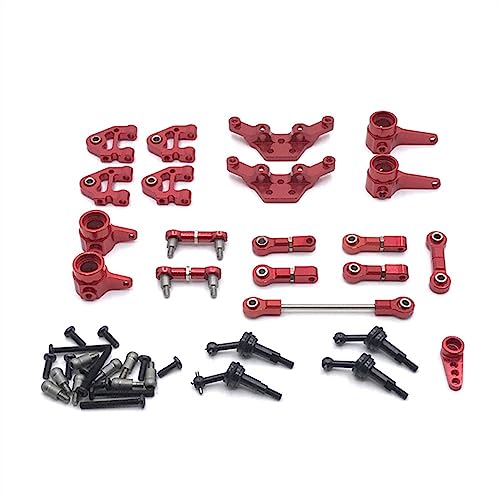 Für Auto 1/28 284131 K979 K989 K999 RC Auto, verbesserte Teile, Metall-Modifikationsset, Kollektion (Rosso) von KLAPR