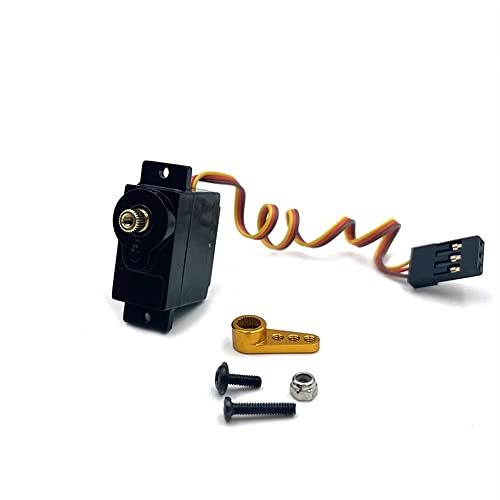 Für K989-58 Metal Gear Servo A202 A212 A222 A232 A242 A252 P929 P939 K979 K989 K999 RC Auto-Ersatzteile 5 g Servo (mit goldenen Metallarmen) von KLAPR