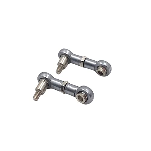 Für WLtoys 1/28 K969 K979 K989 P929 RC Autoteile Metall Upgrade Verstellbarer Lenkhebel (Grigio) von KLAPR