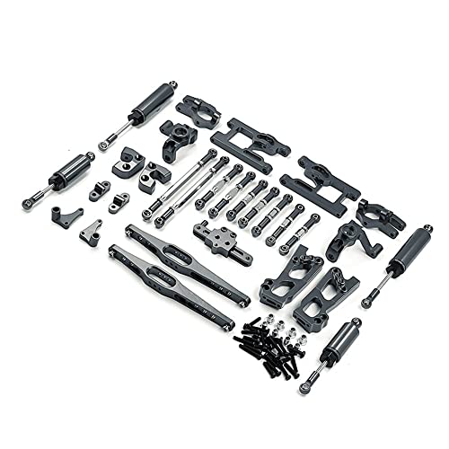KLAPR For WLtoys 12428 12423 12427 RC Car Parts FY-01 02 03 Model Upgraded Metal Parts Swing Arm C Seat Steering Seat RC Car Parts Set(Szary) von KLAPR