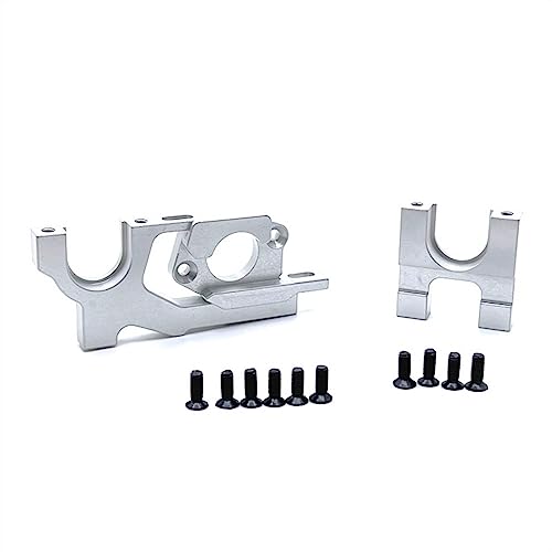 KLAPR For Wltoys 104072 104001 104002 Metal Adjustable Motor Mount and Center Gear Mount Set 1/10 RC Car Upgrades Parts Accessories(Silver) von KLAPR