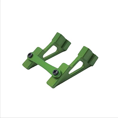 KLAPR Für 1:10 104001 RC Auto, verbesserte Teile, Metall-Heckflügel (grün) von KLAPR