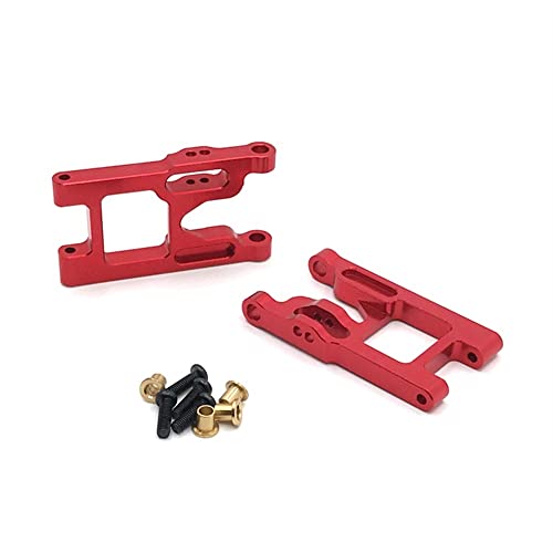 KLAPR Für 1:12 RC Auto Zubehör 12428 12423 Feiyue01 02 03 Metall Upgrade Zubehör Frontschwinge (Rosso) von KLAPR