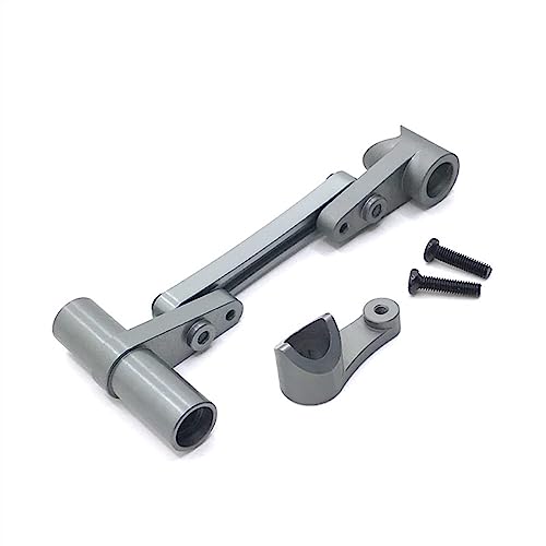 KLAPR Für 104009 12401 12402 12403 12404 12409 RC Auto, Metallumwandlungsteile, Upgrade-Lenkkomponenten (Grigio) von KLAPR