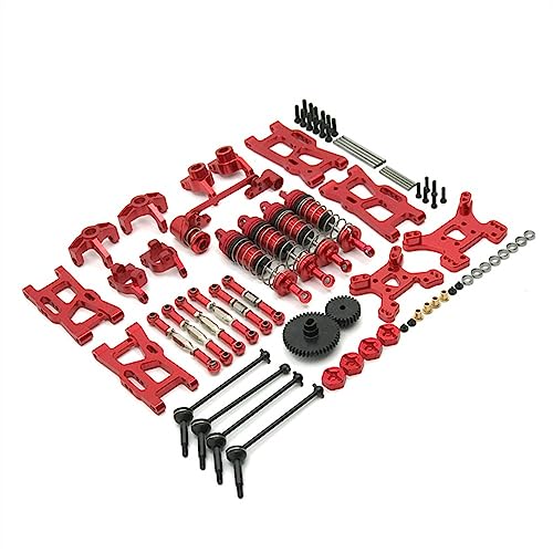 KLAPR Für 144001 124016 124017 124018 124019 Upgrade-Metallbeschläge (Rosso) von KLAPR