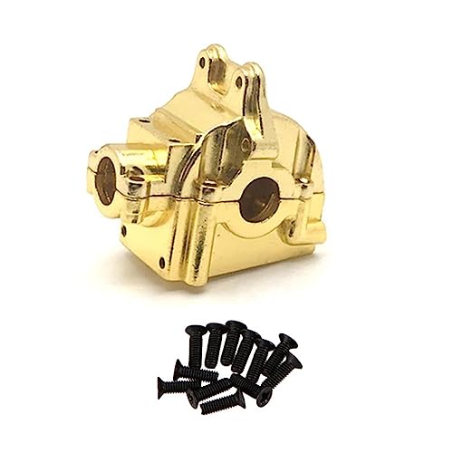 KLAPR Für 144001 144002 144010 124016 124019 Metallgetriebegehäuse Differentialgehäuse Getriebe Teile (Gelb, 1 Stück) von KLAPR