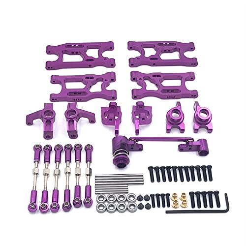 KLAPR Für 144010 144001 144001 124017 124016 124018 124019 RC Automobil-Metallteile, Verschleißteile Upgrade (lila) von KLAPR